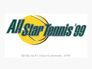 All Star Tennis '99 (Europe) (En,Fr,De,Es,It) Title Screen